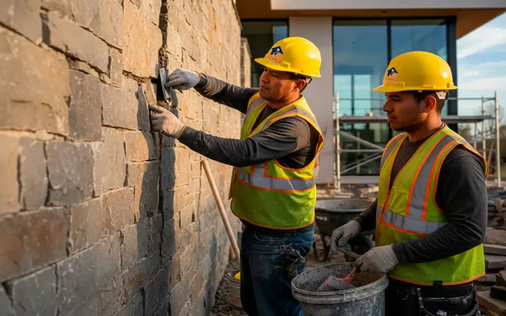 Exterior wall crack repair and masonry restoration services in Ohio."